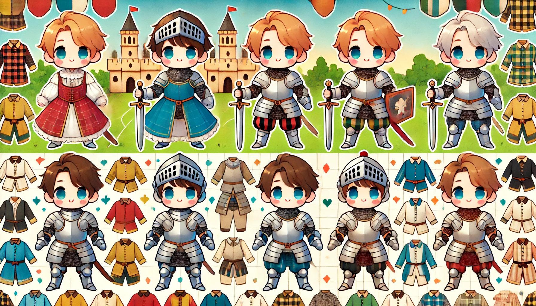 騎士の鎧とその下の秘密:中世ヨーロッパの防具と日常服 | 鎧の中の知られざる世界 | 歴史から学ぶ!ファッションの起源とおしゃれ術