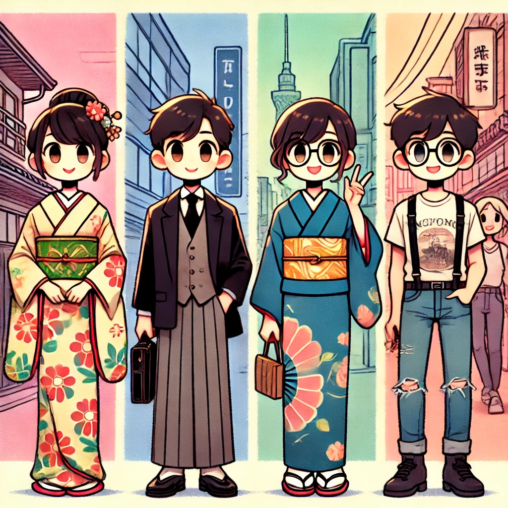 和服から洋服へ：日本人の装いの歴史と現代ファッションの進化 | 歴史から学ぶ！ファッションの起源とおしゃれ術